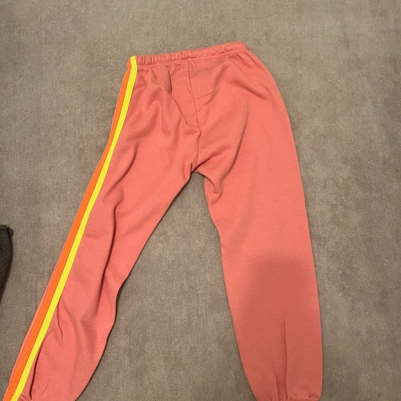 AVIATOR NATION PINK SWEATPANTS (S) - Picture 3 of 3